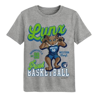 Preschool Mitchell & Ness  Heather Gray Minnesota Lynx That Girl T-Shirt
