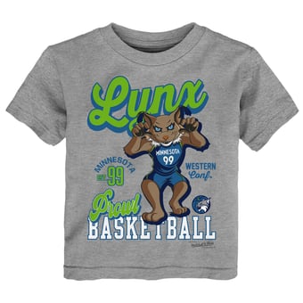 Toddler Mitchell & Ness  Heather Gray Minnesota Lynx That Girl T-Shirt
