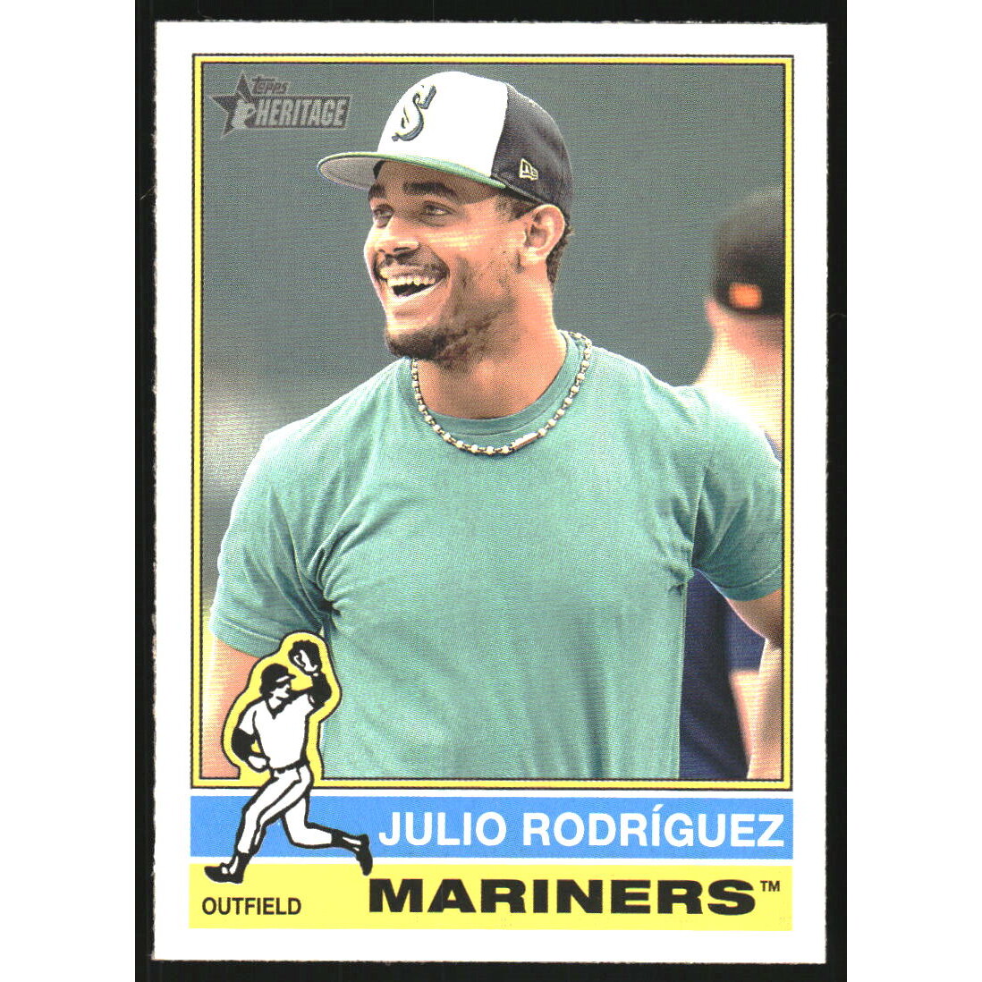 2025 Topps Heritage Image Variations #369 Julio Rodriguez 2025 Topps Heritage Image Variations #369 Julio Rodriguez