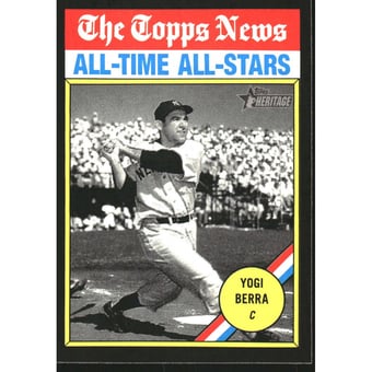 2025 Topps Heritage Black Border #344 Yogi Berra AS