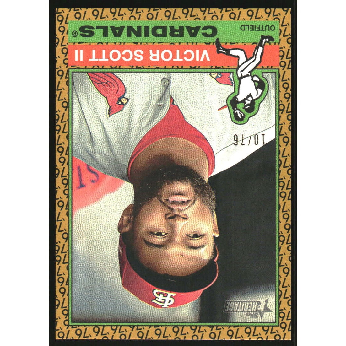 2025 Topps Heritage Color of the Year #612 Victor Scott II. rookie card picture