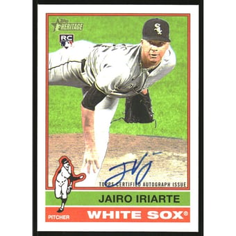 2025 Topps Heritage Real One Autographs #ROAJI Jairo Iriarte