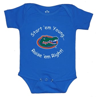 Newborn & Infant Little King Royal Florida Gators Start 'Em Young Bodysuit