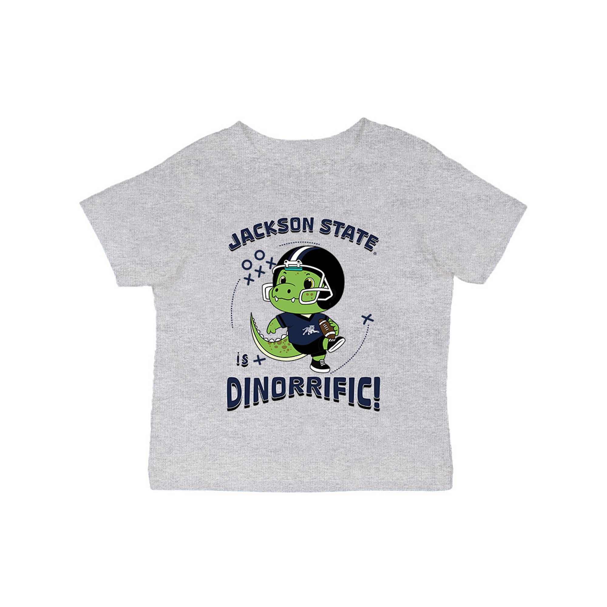 Infant Vive La Fete Gray Jackson State Tigers Dinorrific T-Shirt