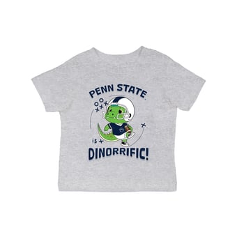 Infant Vive La Fete Gray Penn State Nittany Lions Dinorrific T-Shirt