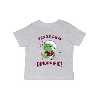 Infant Vive La Fete Gray Texas A&M Aggies Dinorrific T-Shirt