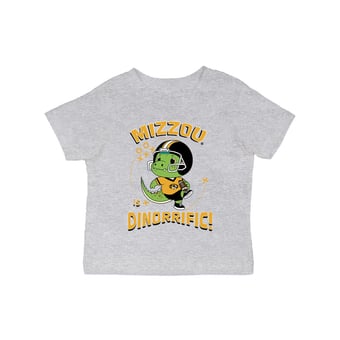 Infant Vive La Fete Gray Missouri Tigers Dinorrific T-Shirt