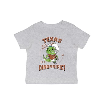 Infant Vive La Fete Gray Texas Longhorns Dinorrific T-Shirt