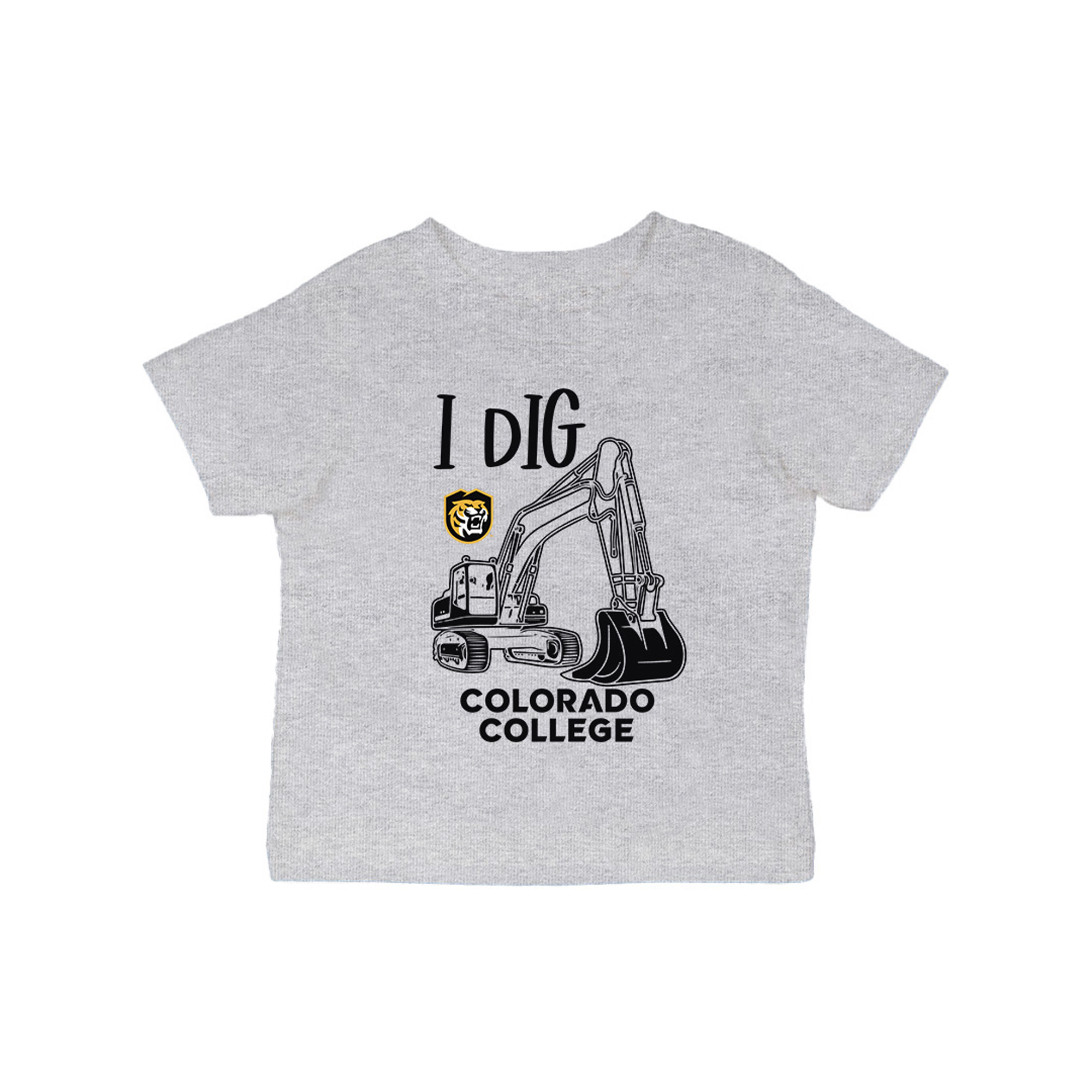 Infant Vive La Fete Gray Colorado College Tigers Excavator T-Shirt