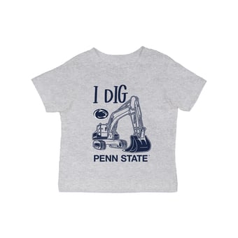 Infant Vive La Fete Gray Penn State Nittany Lions Excavator T-Shirt