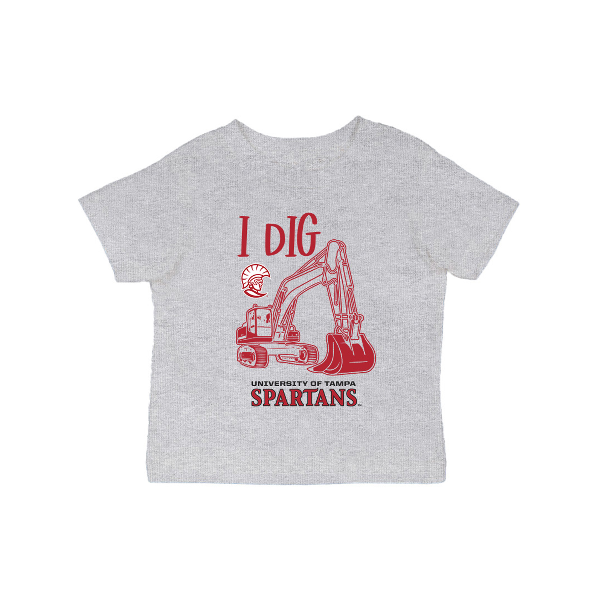 Infant Vive La Fete Gray Tampa Spartans Excavator T-Shirt