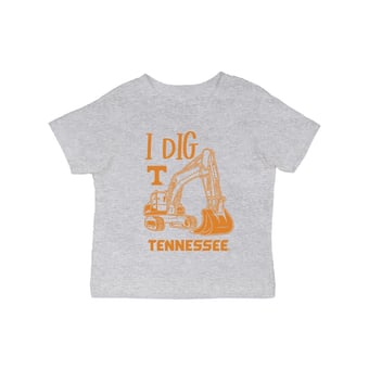 Infant Vive La Fete Gray Tennessee Volunteers Excavator T-Shirt