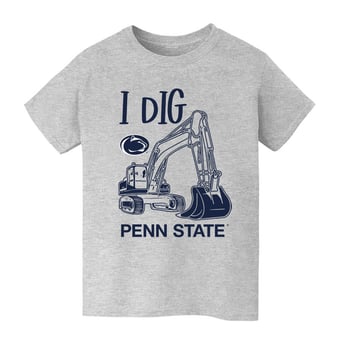 Youth Vive La Fete Gray Penn State Nittany Lions Excavator T-Shirt