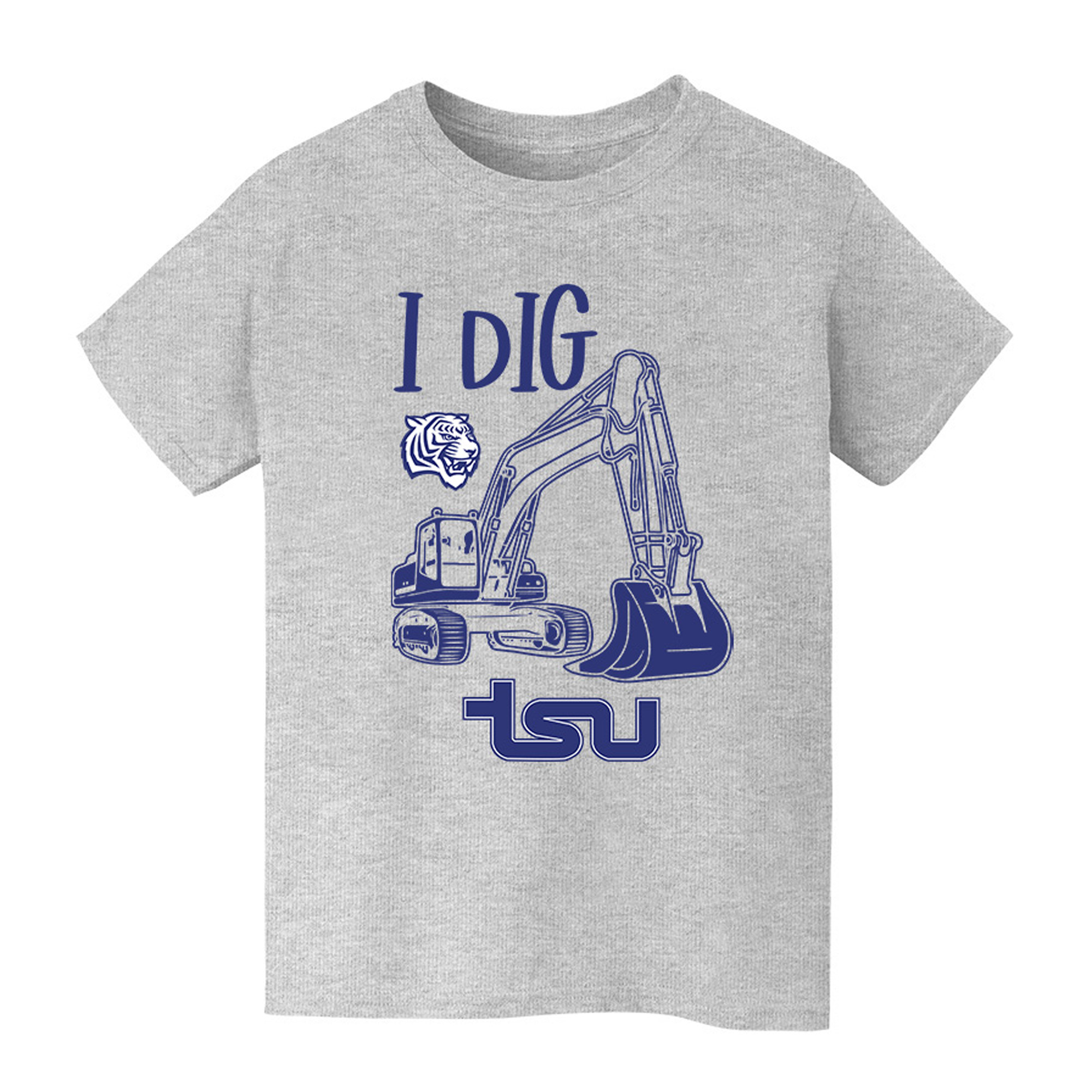 Youth Vive La Fete Gray Tennessee State Tigers Excavator T-Shirt