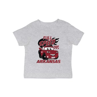 Infant Vive La Fete Gray Arkansas Razorbacks Full Speed T-Shirt