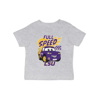 Infant Vive La Fete Gray LSU Tigers Full Speed T-Shirt