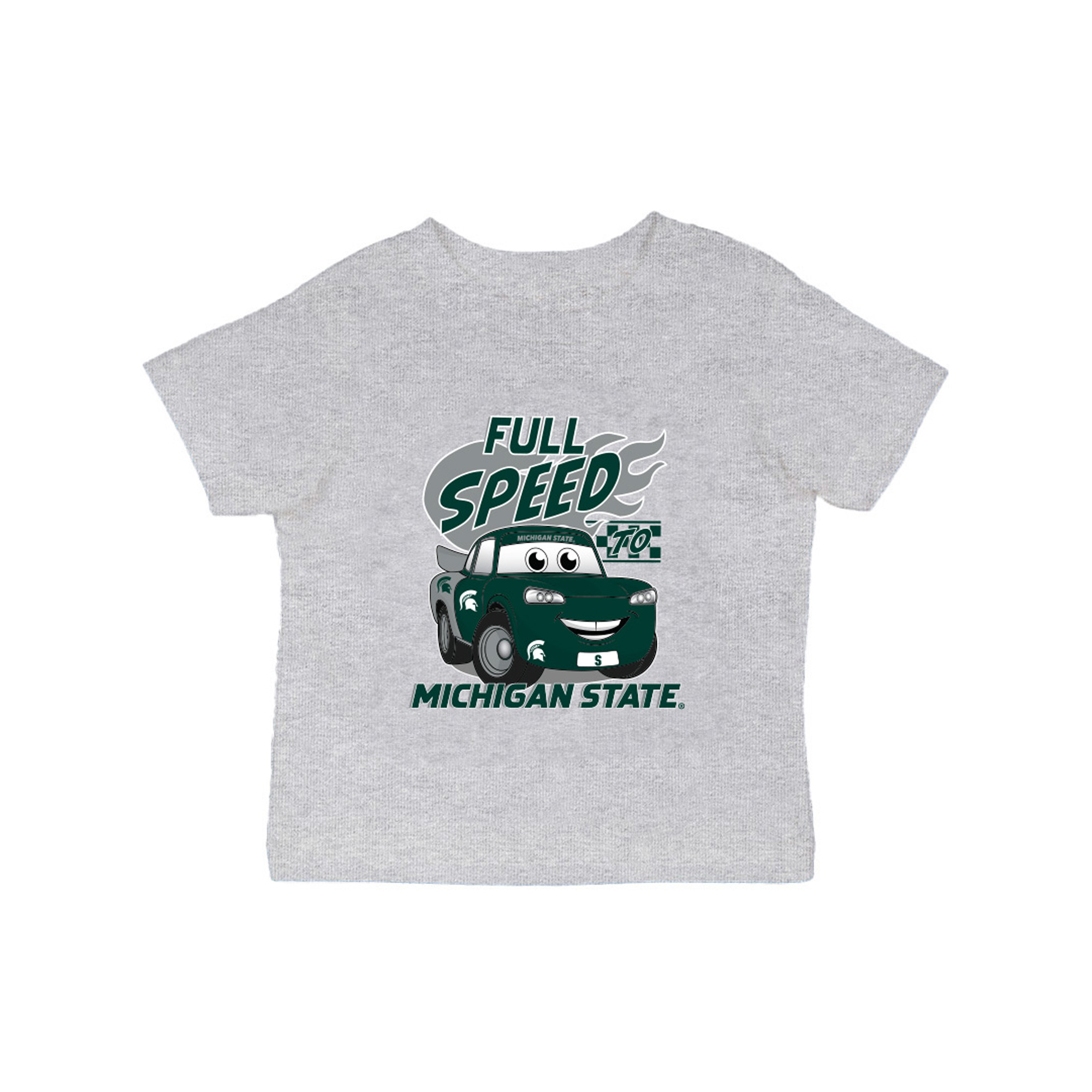 Infant Vive La Fete Gray Michigan State Spartans Full Speed T-Shirt