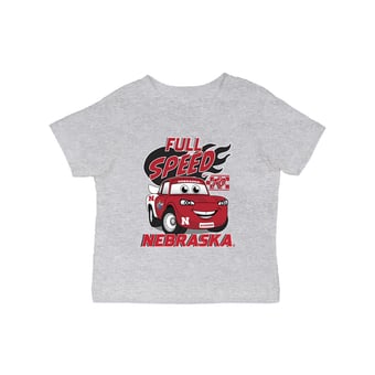 Infant Vive La Fete Gray Nebraska Huskers Full Speed T-Shirt