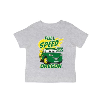 Infant Vive La Fete Gray Oregon Ducks Full Speed T-Shirt