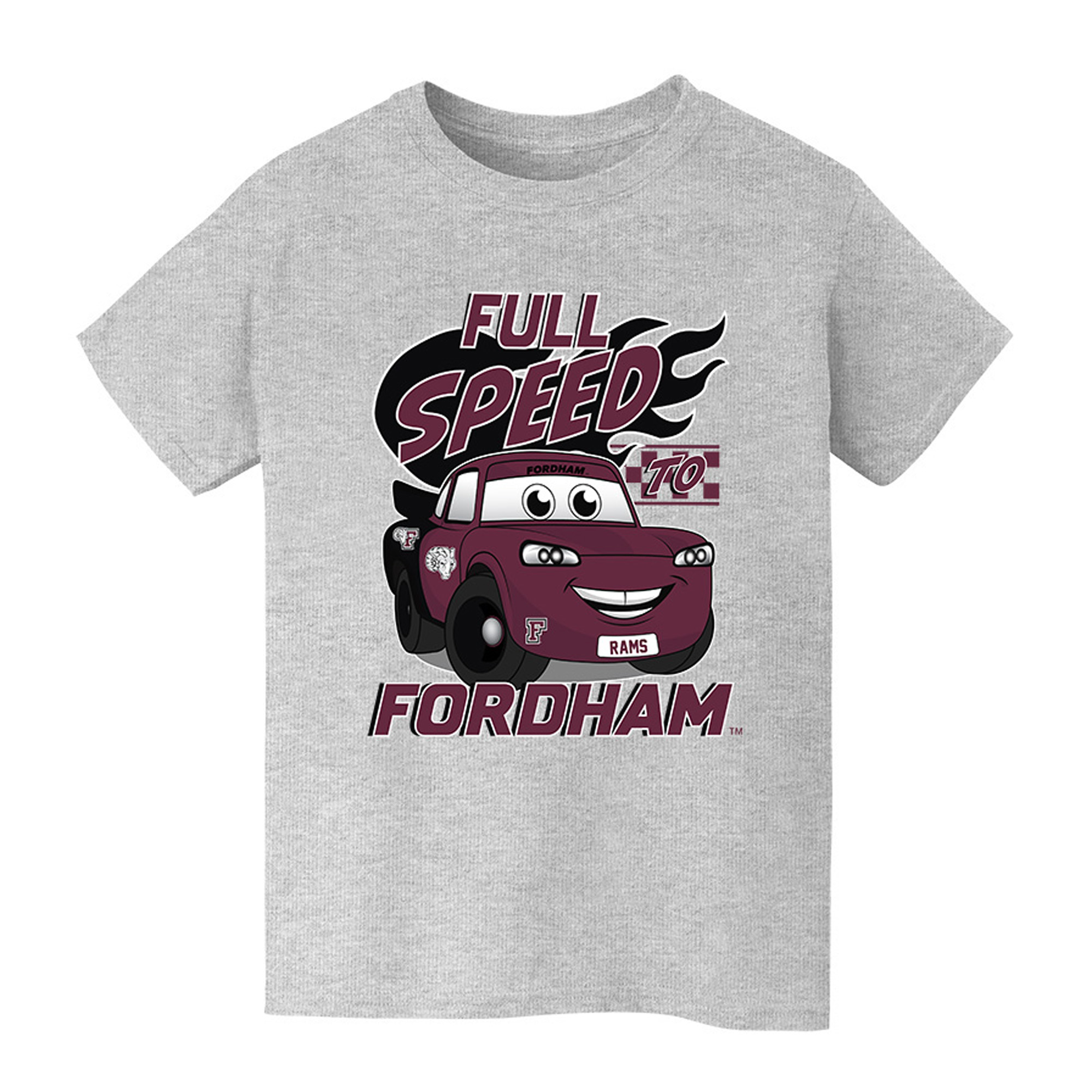 Youth Vive La Fete Gray Fordham Rams Full Speed T-Shirt Youth Vive La Fete Gray Fordham Rams Full Speed T-Shirt