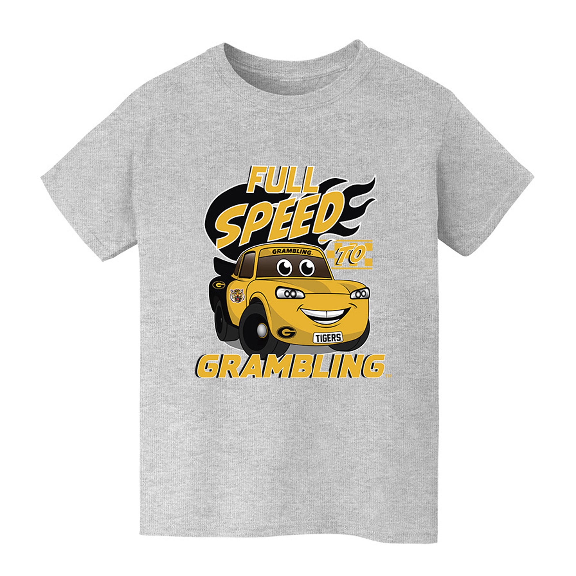 Youth Vive La Fete  Gray Grambling Tigers Full Speed T-Shirt