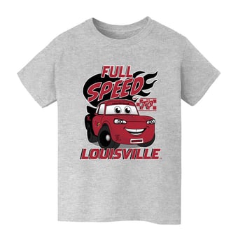 Youth Vive La Fete  Gray Louisville Cardinals Full Speed T-Shirt
