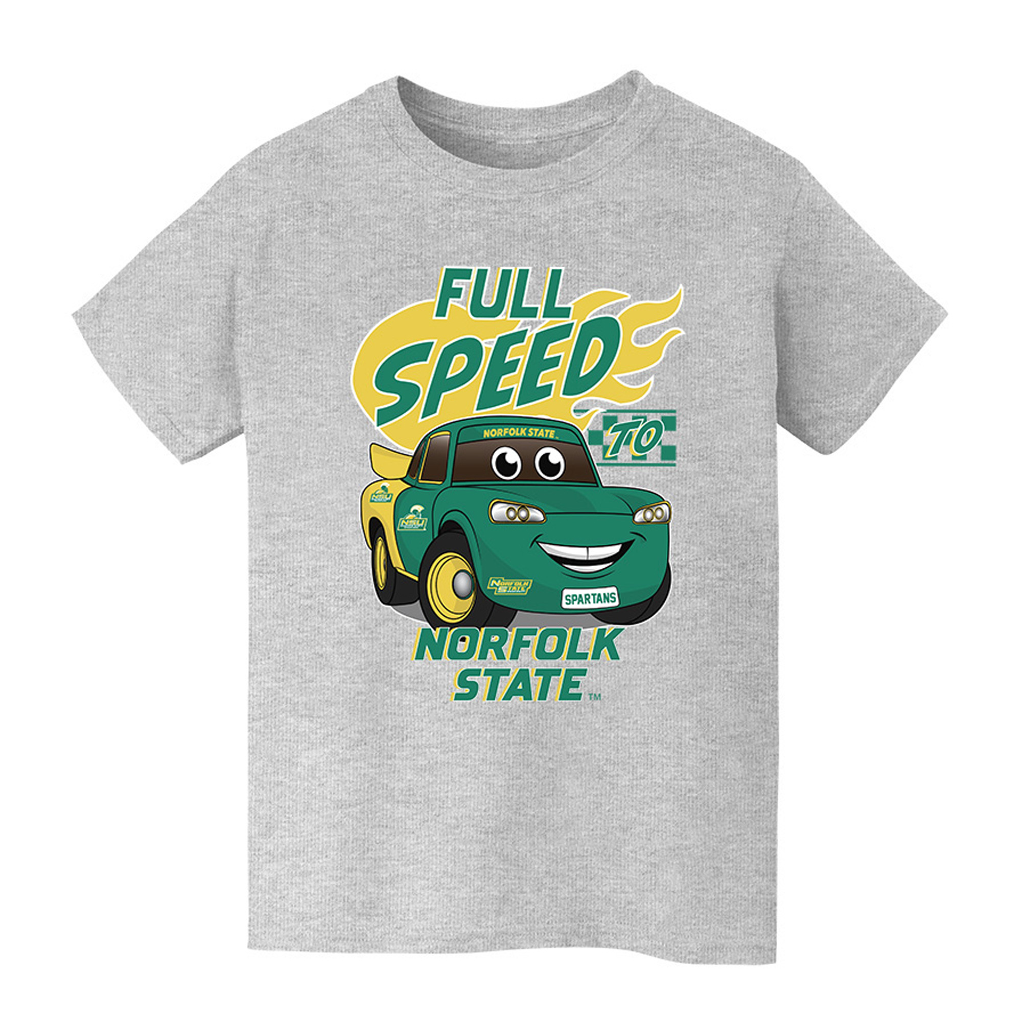 Youth Vive La Fete  Gray Norfolk State Spartans Full Speed T-Shirt