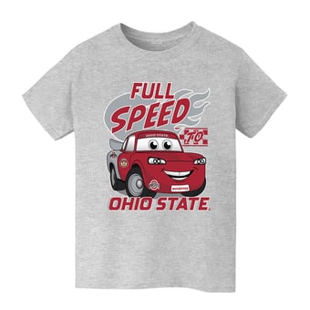 Youth Vive La Fete  Gray Ohio State Buckeyes Full Speed T-Shirt
