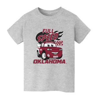 Youth Vive La Fete  Gray Oklahoma Sooners Full Speed T-Shirt