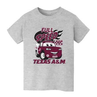Youth Vive La Fete  Gray Texas A&M Aggies Full Speed T-Shirt