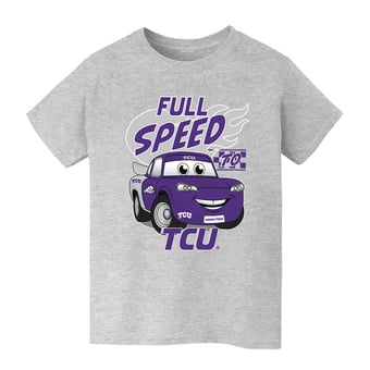 Youth Vive La Fete  Gray TCU Horned Frogs Full Speed T-Shirt