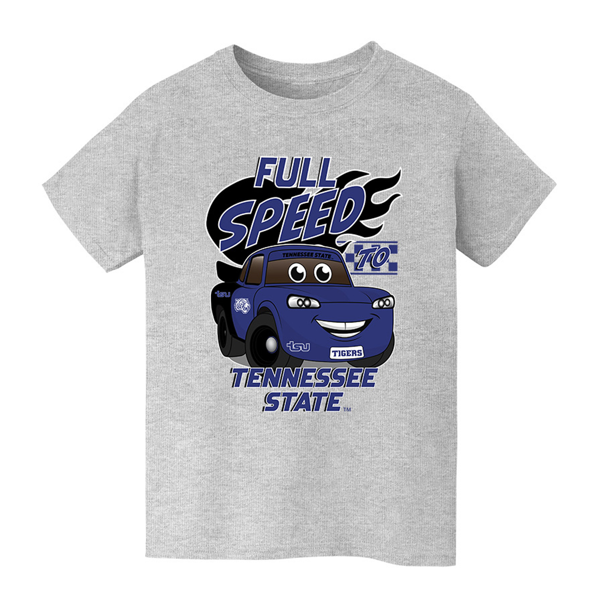 Youth Vive La Fete  Gray Tennessee State Tigers Full Speed T-Shirt
