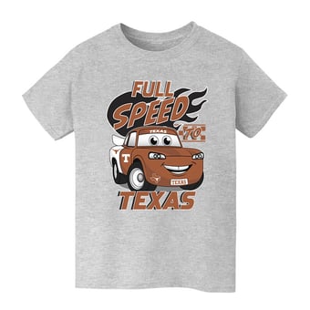Youth Vive La Fete  Gray Texas Longhorns Full Speed T-Shirt