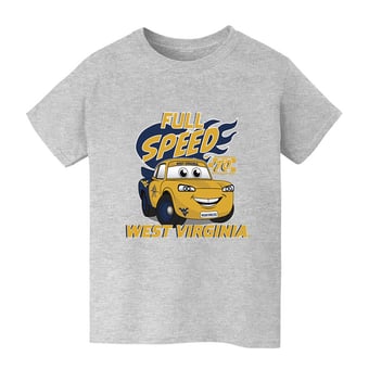 Youth Vive La Fete  Gray West Virginia Mountaineers Full Speed T-Shirt