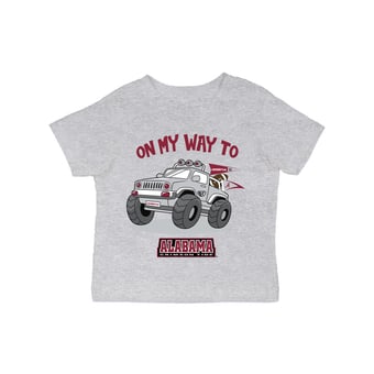 Infant Vive La Fete Gray Alabama Crimson Tide On My Way T-Shirt