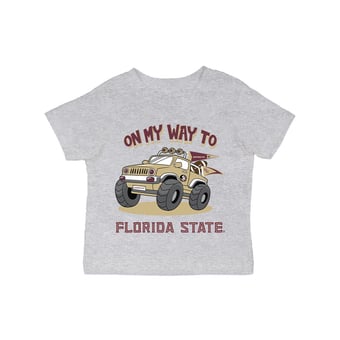 Infant Vive La Fete Gray Florida State Seminoles On My Way T-Shirt