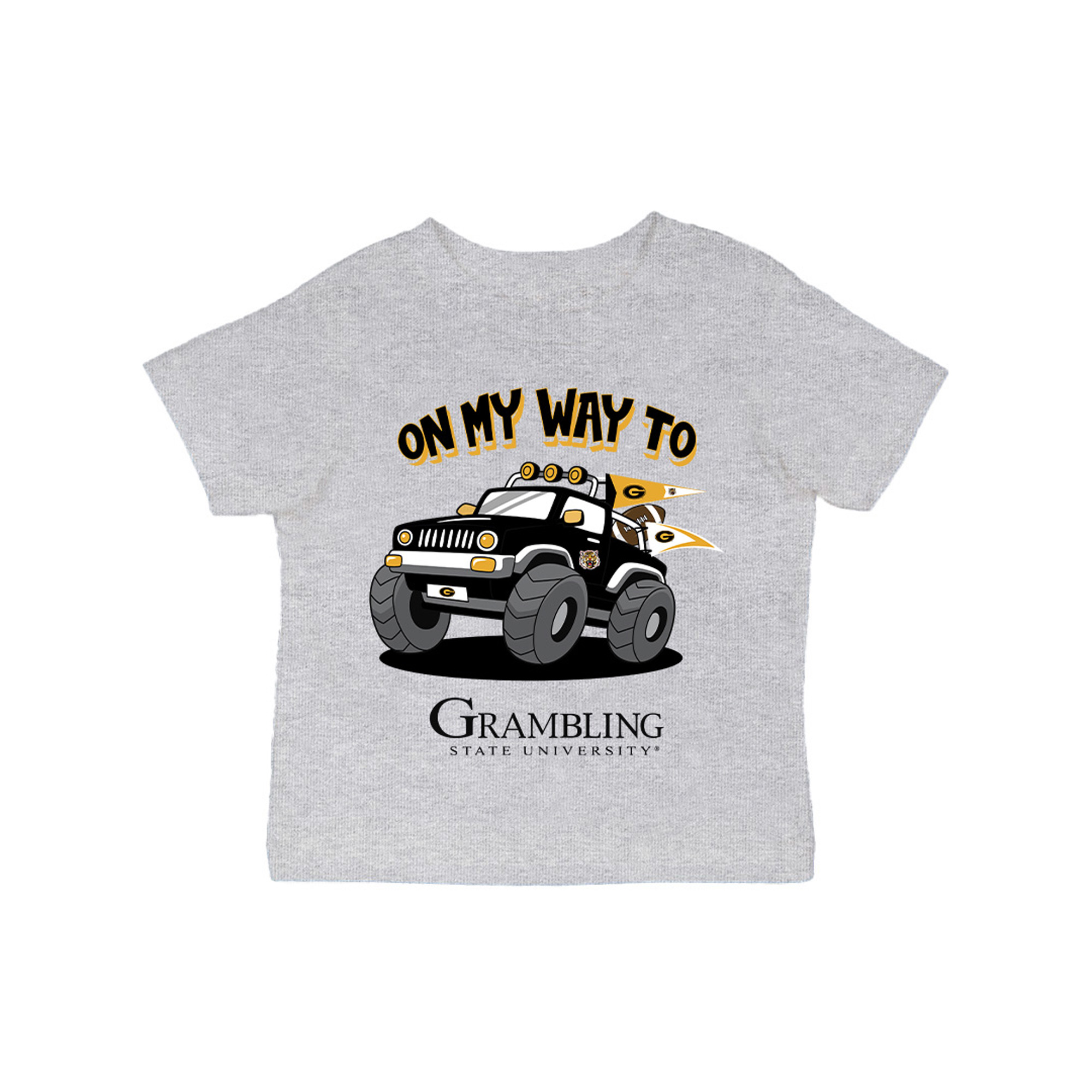 Infant Vive La Fete Gray Grambling Tigers On My Way T-Shirt