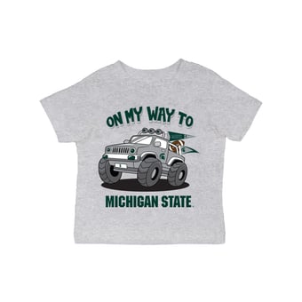 Infant Vive La Fete Gray Michigan State Spartans On My Way T-Shirt