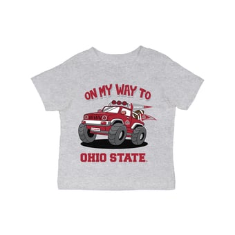 Infant Vive La Fete Gray Ohio State Buckeyes On My Way T-Shirt