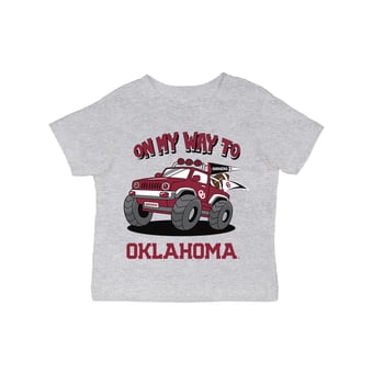 Infant Vive La Fete Gray Oklahoma Sooners On My Way T-Shirt