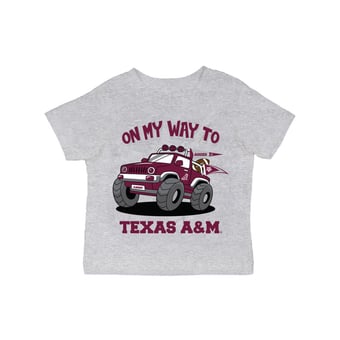 Infant Vive La Fete Gray Texas A&M Aggies On My Way T-Shirt