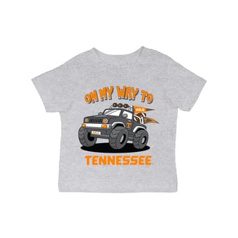 Infant Vive La Fete Gray Tennessee Volunteers On My Way T-Shirt