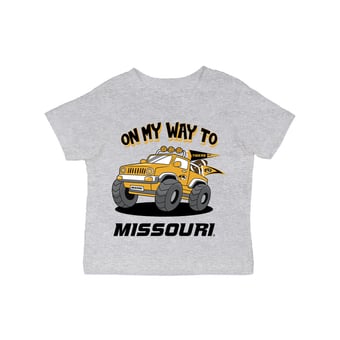 Infant Vive La Fete Gray Missouri Tigers On My Way T-Shirt