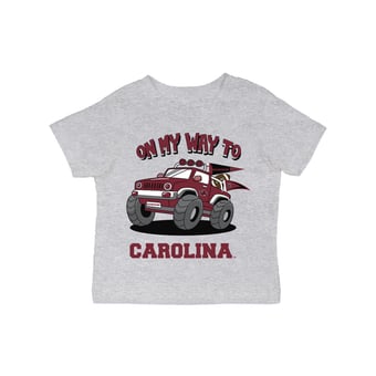 Infant Vive La Fete Gray South Carolina Gamecocks On My Way T-Shirt