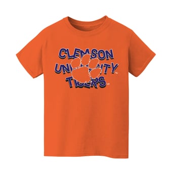 Infant Vive La Fete Orange Clemson Tigers Mascot & Name T-Shirt