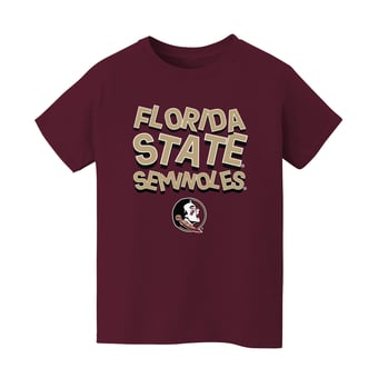 Infant Vive La Fete Garnet Florida State Seminoles Mascot & Name T-Shirt