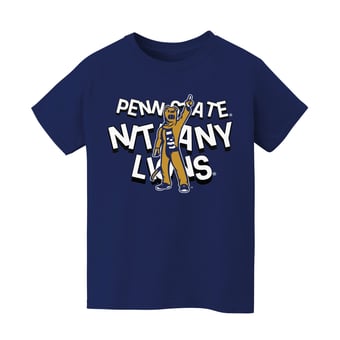Infant Vive La Fete Navy Penn State Nittany Lions Mascot & Name T-Shirt