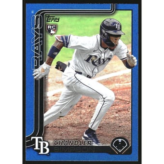 2025 Topps Update Blue Rainbow Foil #US277 Chandler Simpson