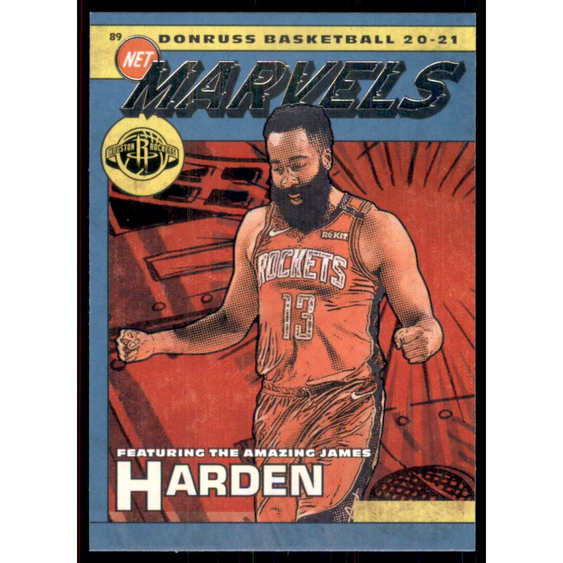 2020-21 Donruss Net Marvels #19 James Harden 2020-21 Donruss Net Marvels #19 James Harden