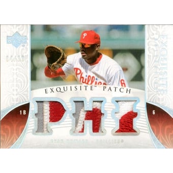 2006 Exquisite Collection Patch 10 #HO Ryan Howard